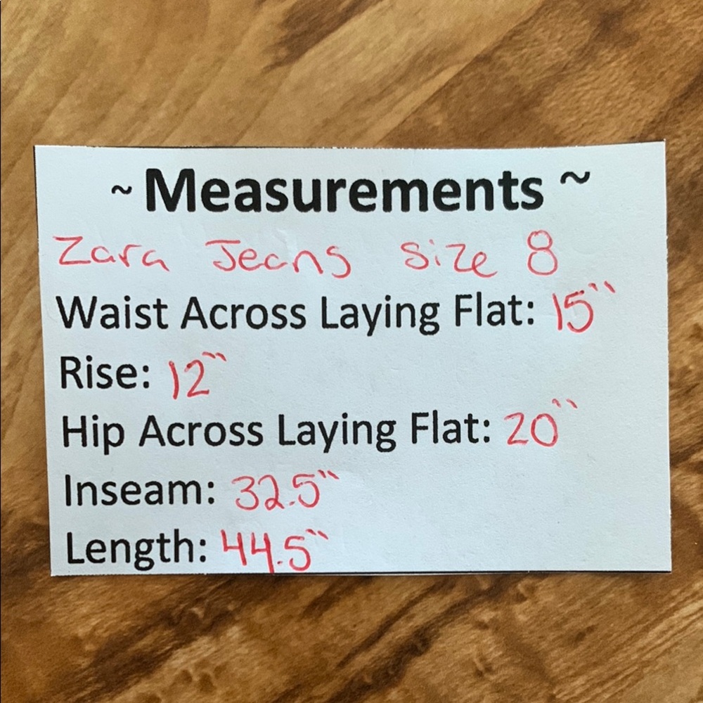 Zara Jeans Size 8 - Picture 9 of 9